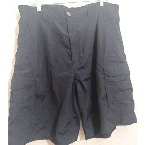 Pacific Trail CARGO Shorts Adult Large Black Lightweight Athletic Casual Men's